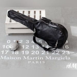 Margiela x H&M guitar leather weekend bag